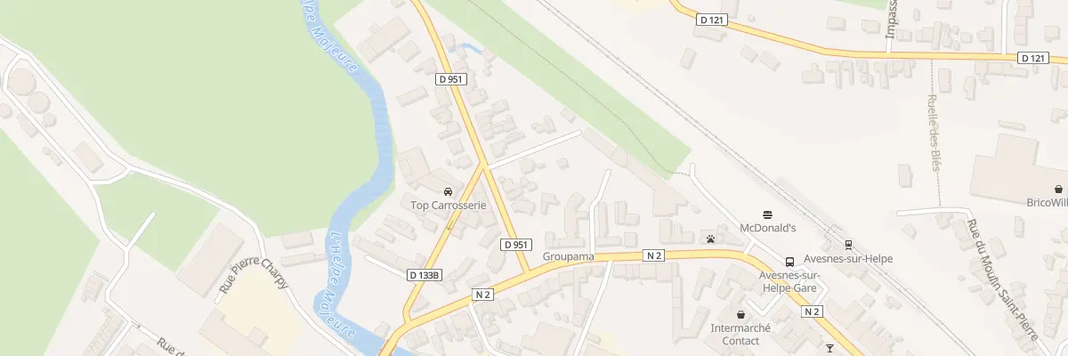 Plan du 6 Rue d’Aulnoye à Avesnes-sur-Helpe
