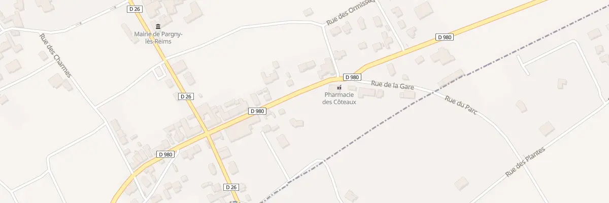 Plan du 2 Imp du C.b.r à Pargny-lès-Reims