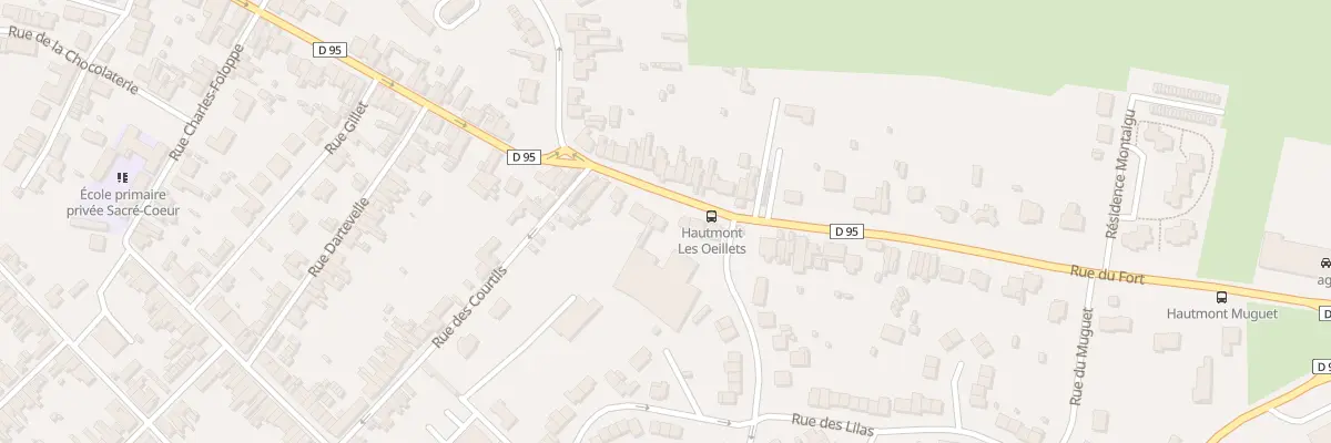 Plan du 124 Rue du Fort à Hautmont