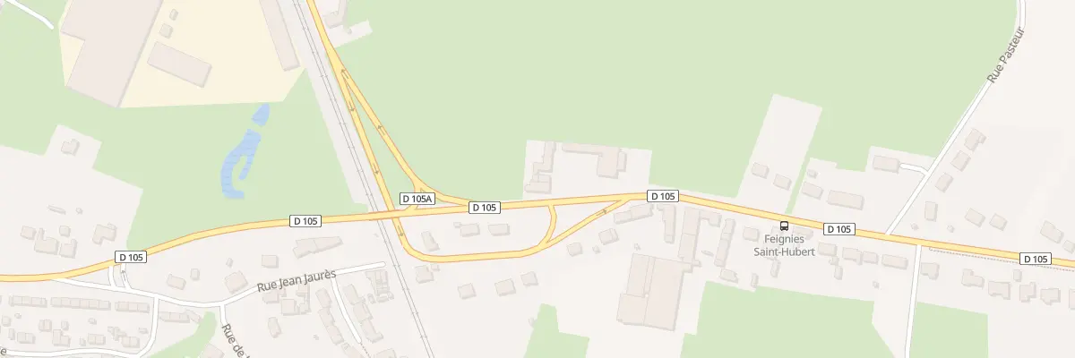 Plan du 127 Rue Jean Jaurès à Feignies
