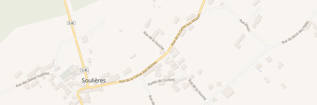 Plan du 7 Rue de la Cense aux Moines à Soulières