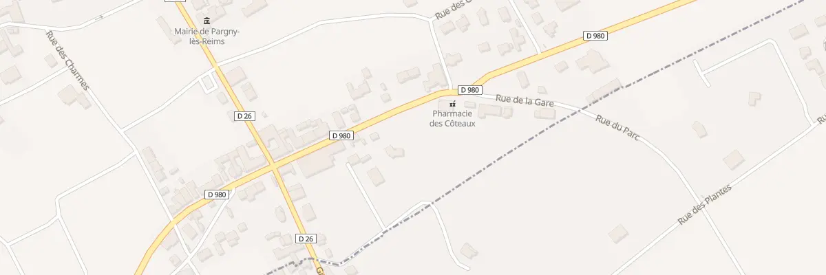 Plan du 4 Imp du C.b.r à Pargny-lès-Reims
