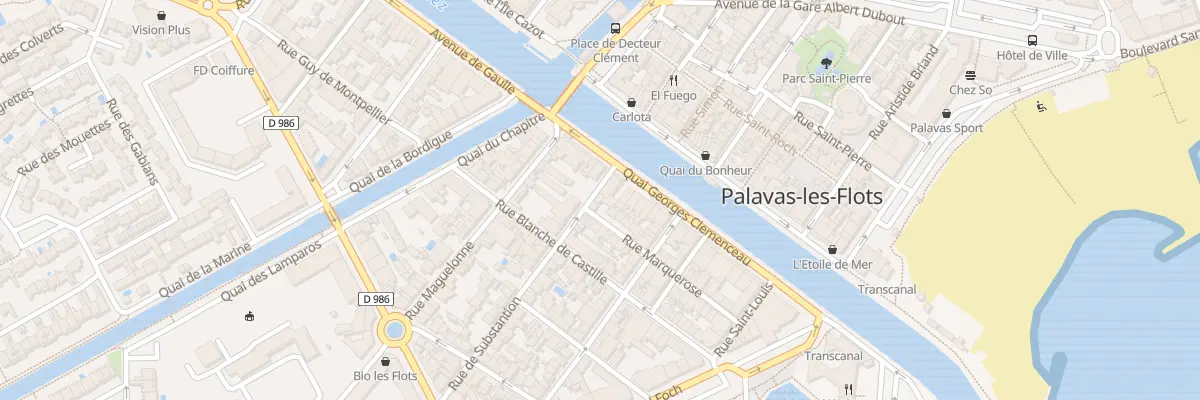 Plan du 3 Rue Substantion à Palavas-les-Flots