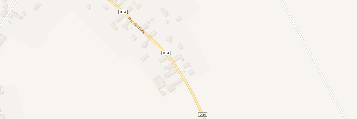 Plan du 33 Rue de Jouee à Vauchassis