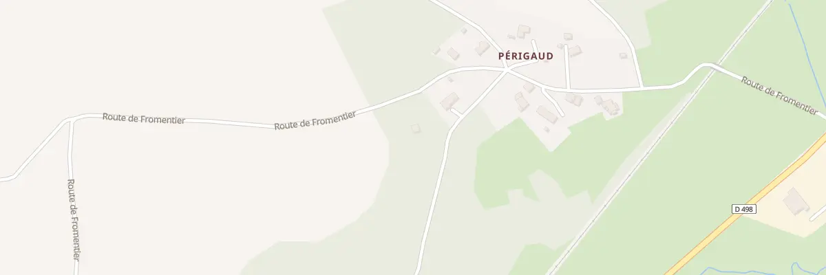 Plan du 2518 Rte de Fromentier à Usson-en-Forez