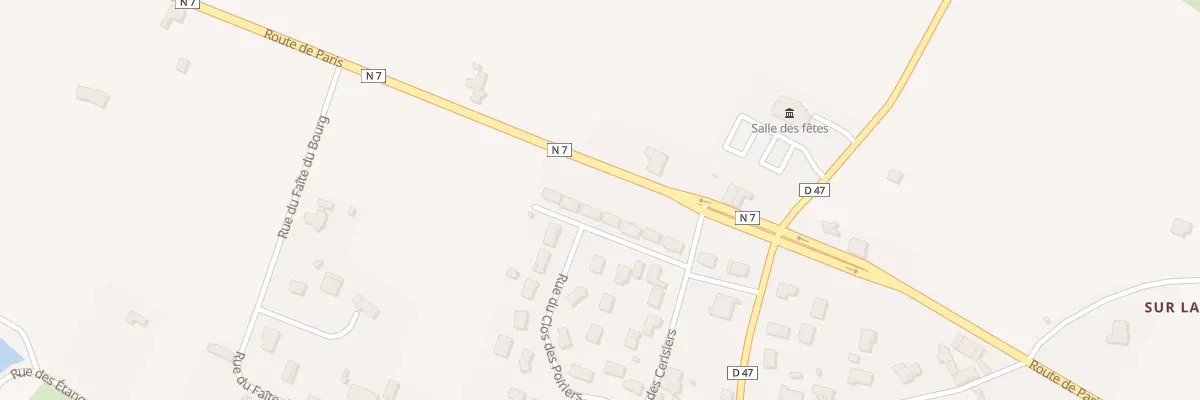 Plan du 251 Rue du Clos des Poiriers à Saint-Forgeux-Lespinasse
