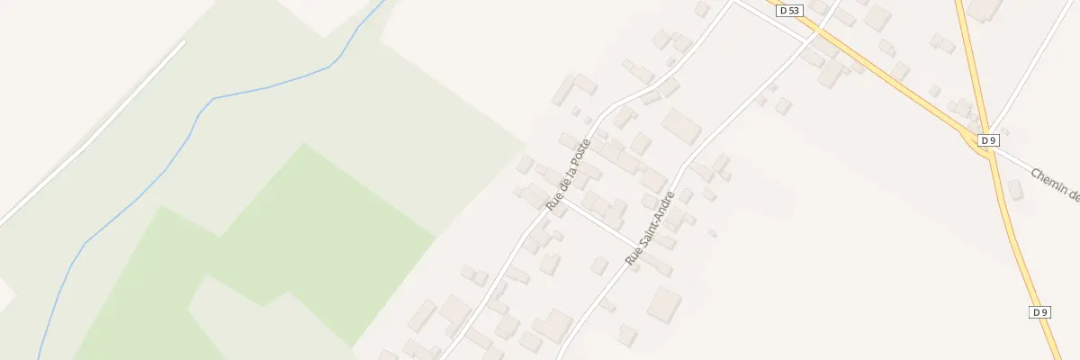 Plan du 13 Rue de la Poste à Faux-Fresnay