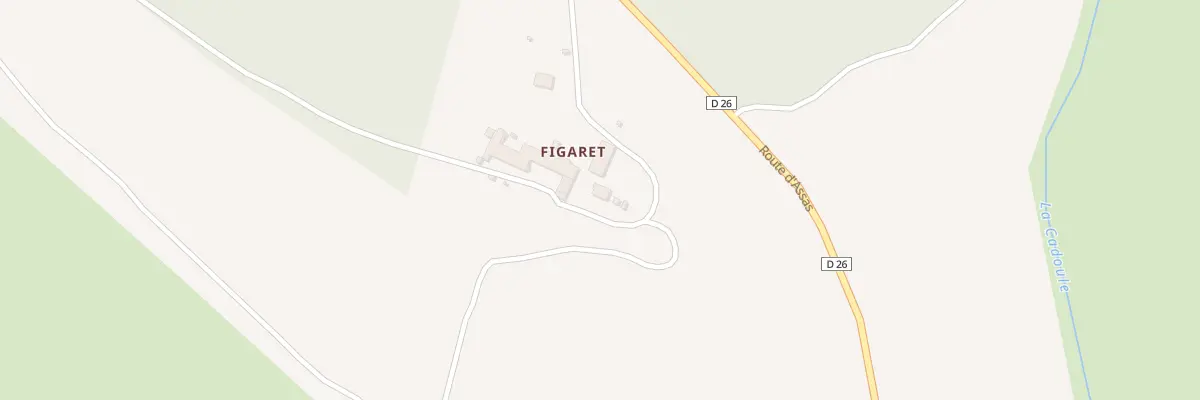 Plan du 5432 Figaret à Guzargues
