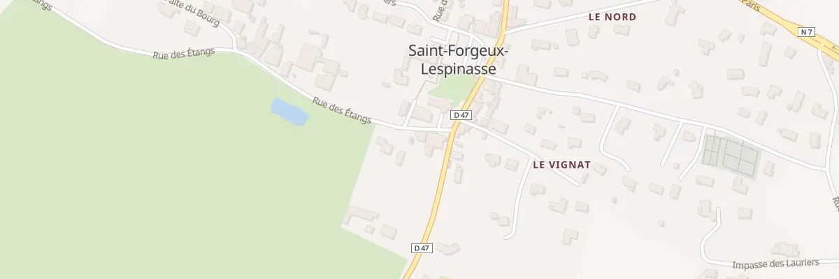 Plan du 31 Rue des Etangs à Saint-Forgeux-Lespinasse