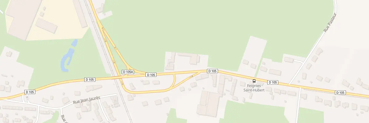 Plan du 125 Rue Jean Jaurès à Feignies
