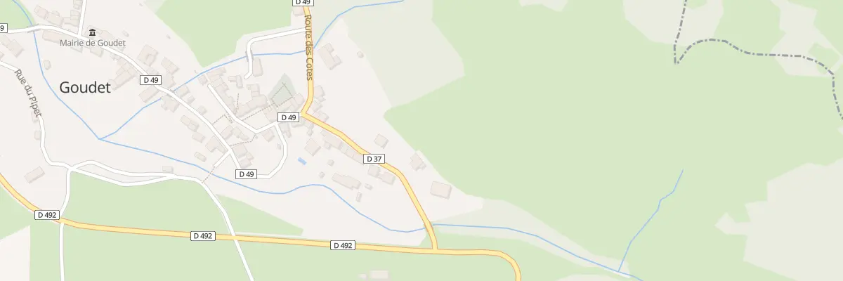 Plan du 5054A Le Bourg à Goudet
