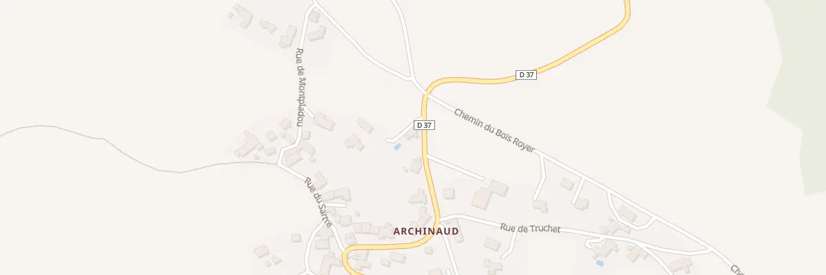Plan du 5144 Archinaud à Chadron