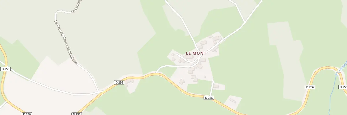 Plan du 5252 Le Mont à Saillant