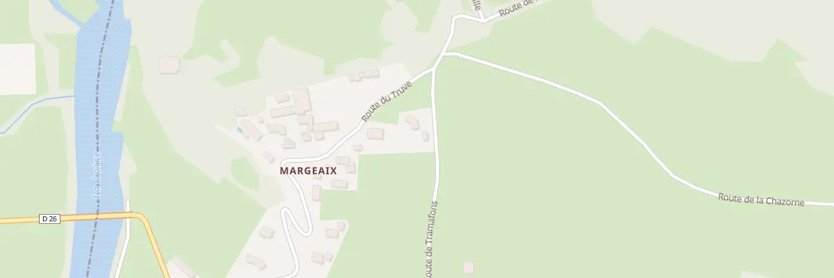 Plan du 5330 Margeaix à Beaulieu