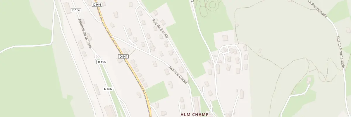 Plan du 3 Rue de Bel Air à Château-Chinon (Ville)
