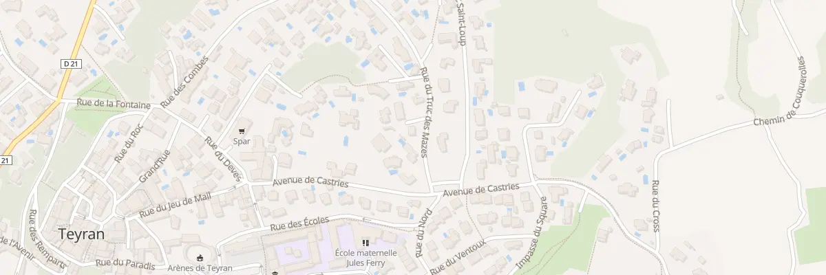 Plan du 1B Rue Truc des Mazes à Teyran