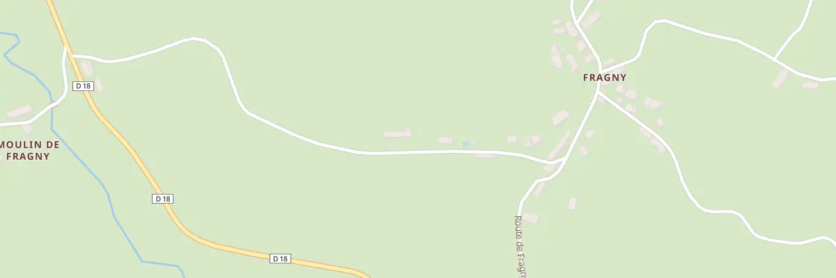 Plan du 102 Rte de Fragny à Villapourçon
