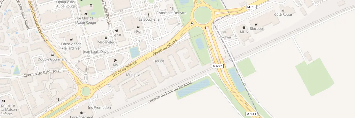 Plan du 790 Rte de Nîmes à Castelnau-le-Lez