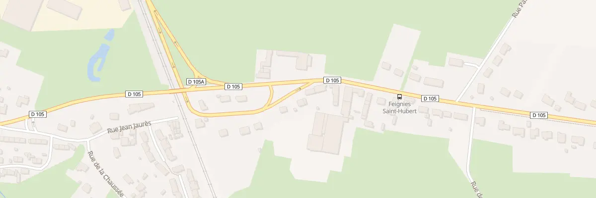 Plan du 136B Rue Jean Jaurès à Feignies