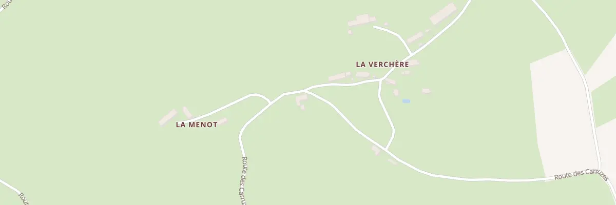 Plan du 290 La Verchere à Chiddes