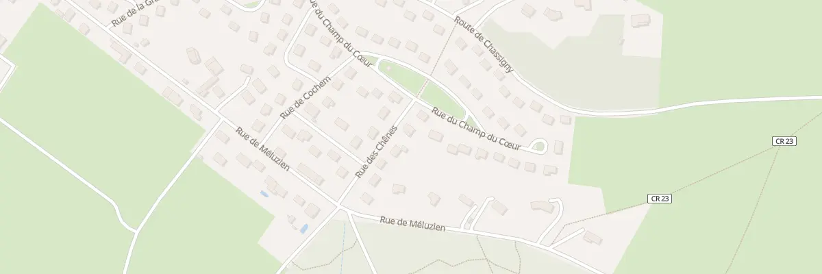 Plan du 10 Rue des Chênes à Avallon