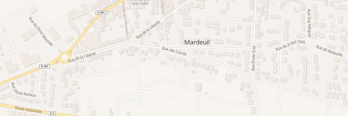 Plan du 27 Rue des Carres à Mardeuil
