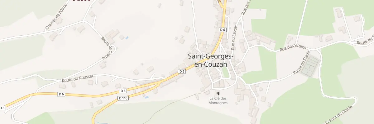 Plan du 194 Rte de Chalmazel à Saint-Georges-en-Couzan