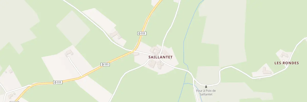 Plan du 5123 Saillantet à Saillant