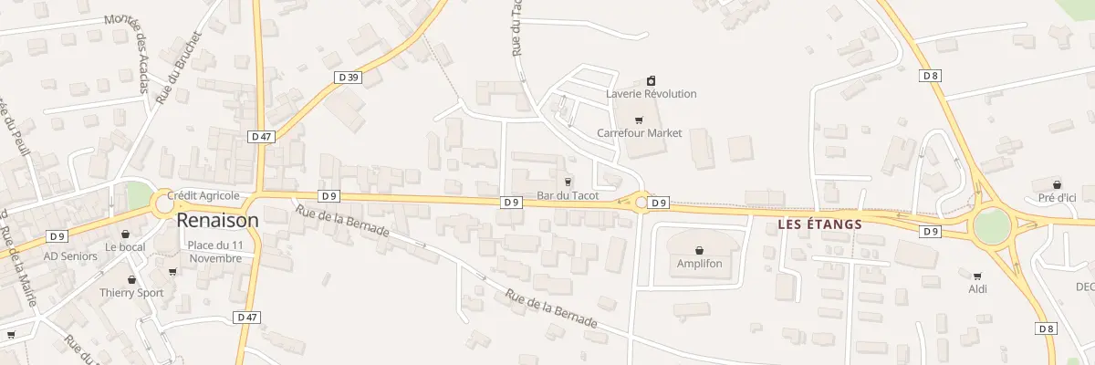 Plan du 30 Rue du Clos de Brosse à Renaison