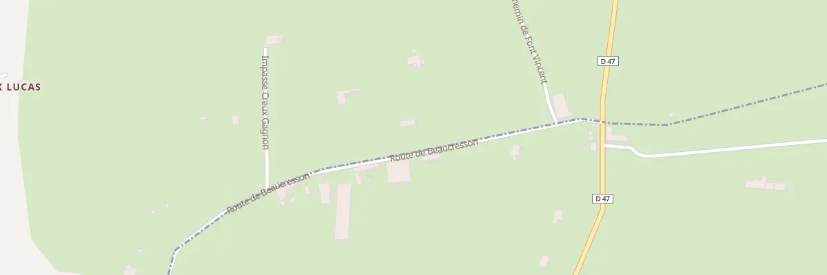 Plan du 611 Rte de Beaucresson à Saint-Haon-le-Vieux
