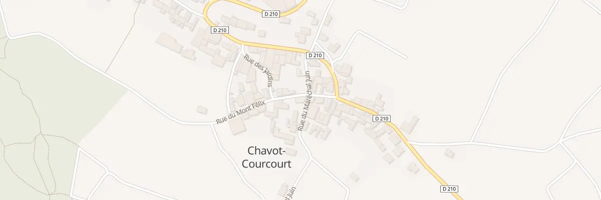 Plan du 9 Rue du Mont Félix à Chavot-Courcourt