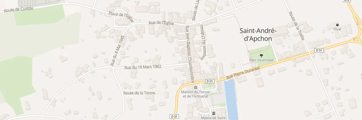 Plan du 15 Rue Jean-Baptiste Chambonnière à Saint-André-d’Apchon