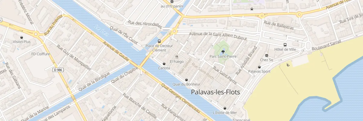 Plan du 31 Rue Saint Roch à Palavas-les-Flots