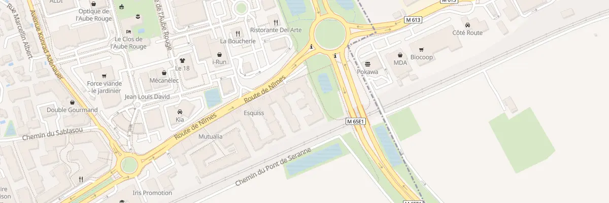 Plan du 820 Rte de Nîmes à Castelnau-le-Lez