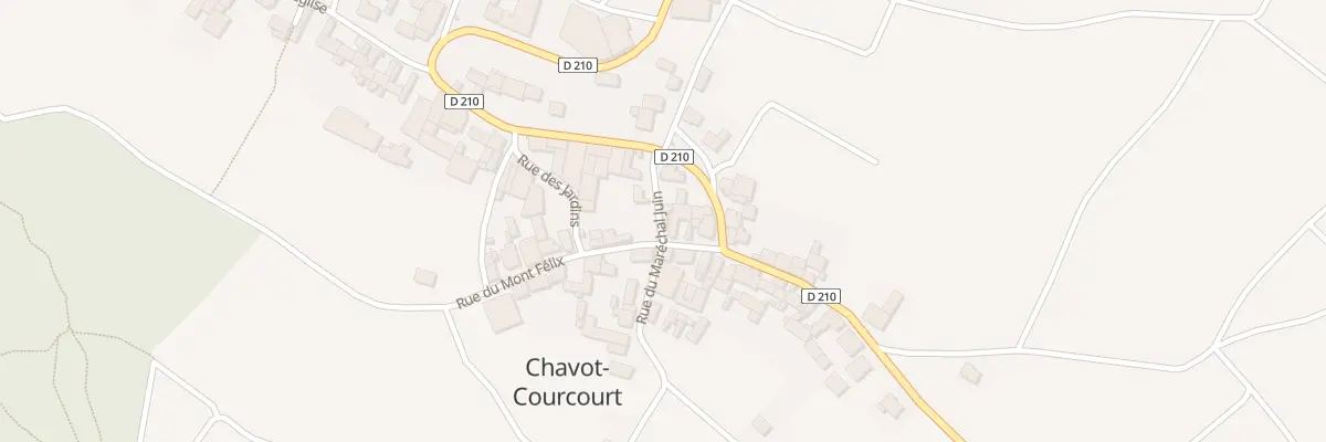 Plan du 6 Rue du Mont Félix à Chavot-Courcourt