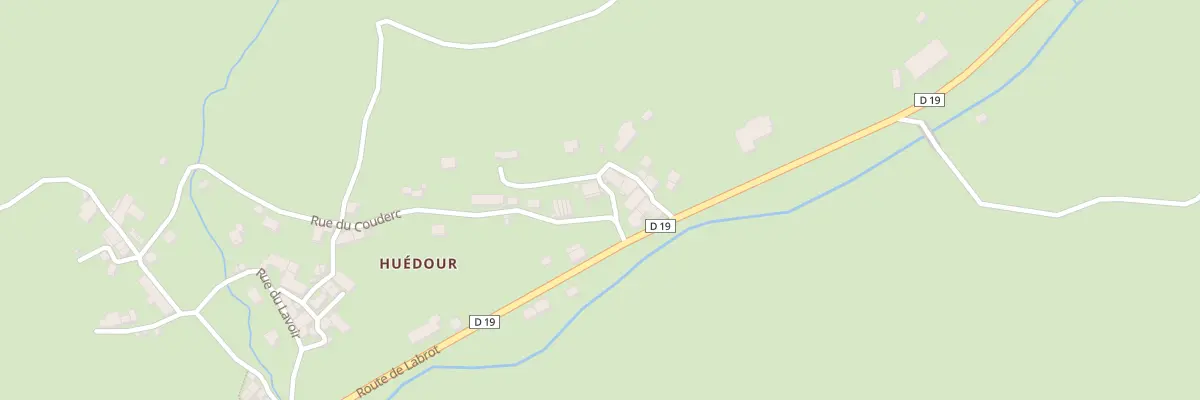 Plan du 5048 Huedour à Saint-Étienne-de-Lugdarès