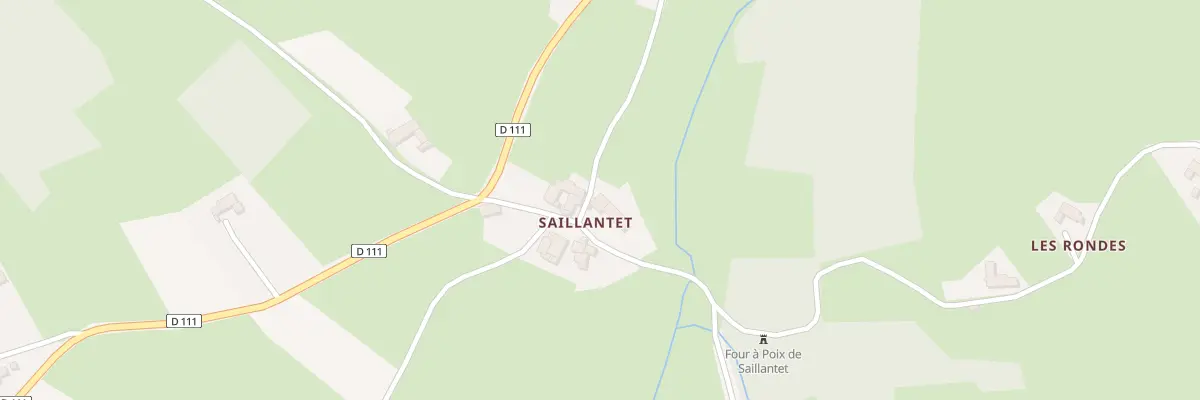 Plan du 5119 Saillantet à Saillant