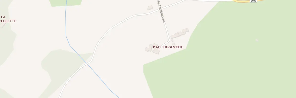 Plan du 338 Imp de Pallebranche à Usson-en-Forez