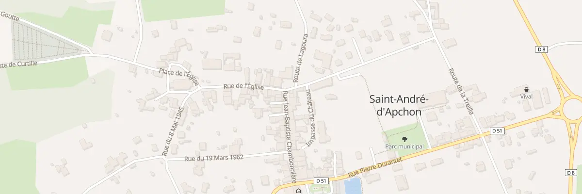 Plan du 30 Rue Jean-Baptiste Chambonnière à Saint-André-d’Apchon