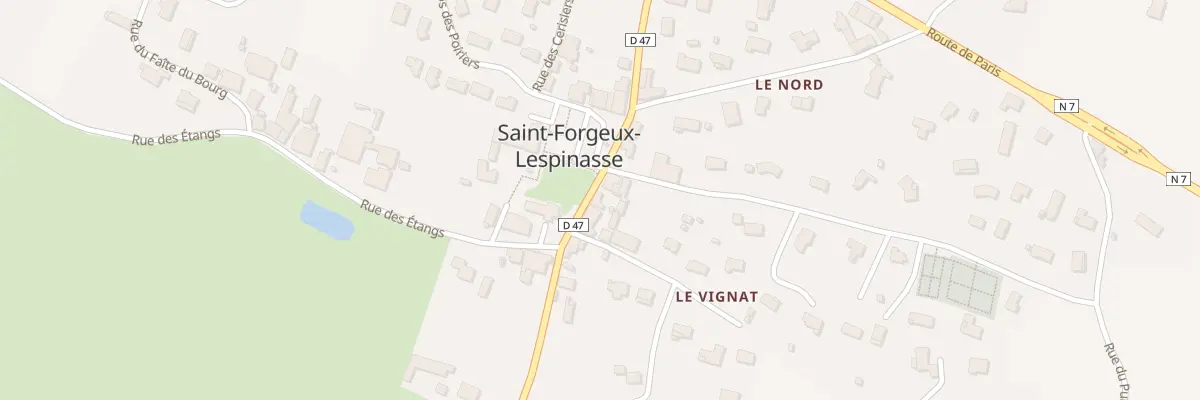 Plan du 251 Rue de la Madeleine à Saint-Forgeux-Lespinasse