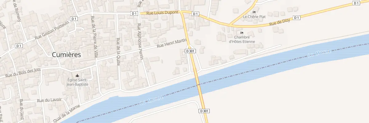 Plan du 42 Rue du Bac à Cumières