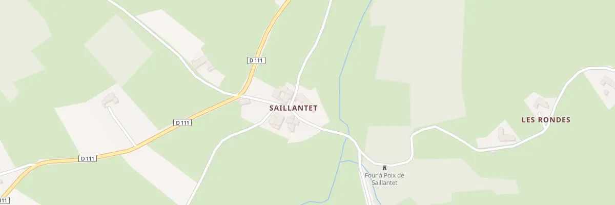 Plan du 5118 Saillantet à Saillant
