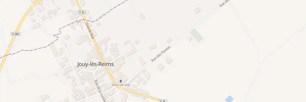 Plan du 15B Rue des Plantes à Jouy-lès-Reims