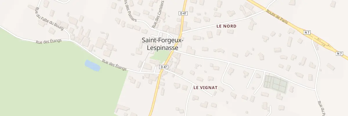 Plan du 237 Rue de la Madeleine à Saint-Forgeux-Lespinasse
