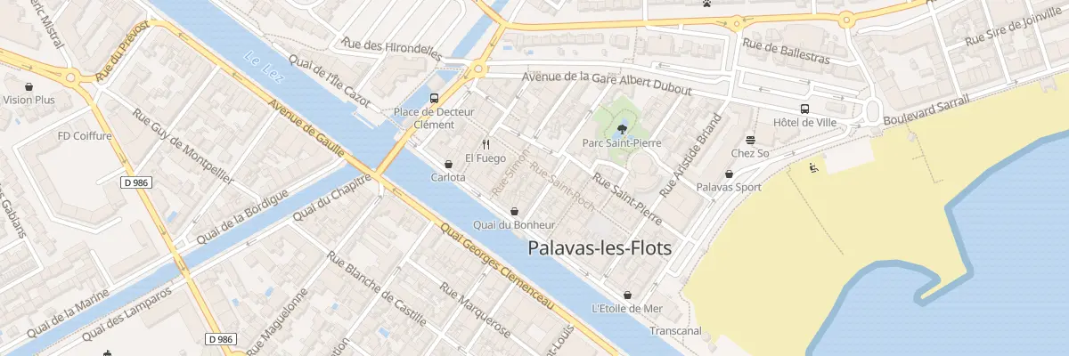 Plan du 25 Rue Saint Roch à Palavas-les-Flots