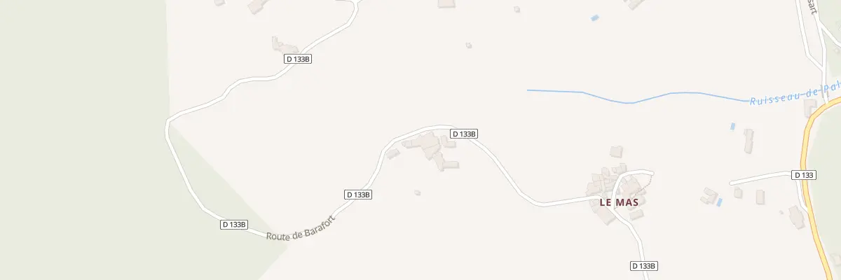 Plan du 711 Rte de Barafort à Saint-Félix-de-Pallières