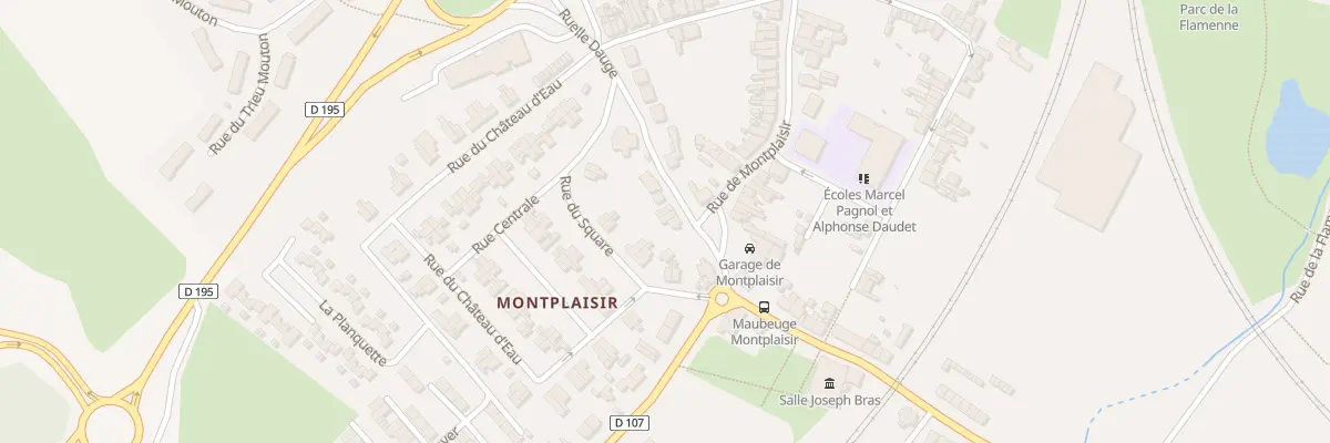 Plan du 144 Rue Dauge à Maubeuge