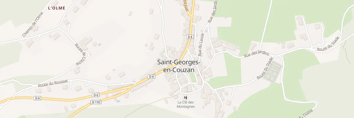 Plan du 5150 Le Bourg à Saint-Georges-en-Couzan