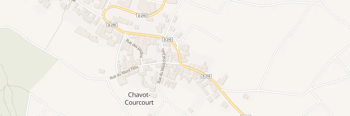 Plan du 2 Rue du Mont Félix à Chavot-Courcourt