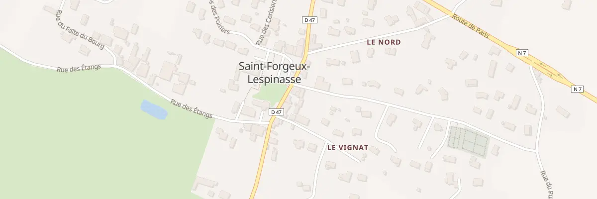 Plan du 243 Rue de la Madeleine à Saint-Forgeux-Lespinasse